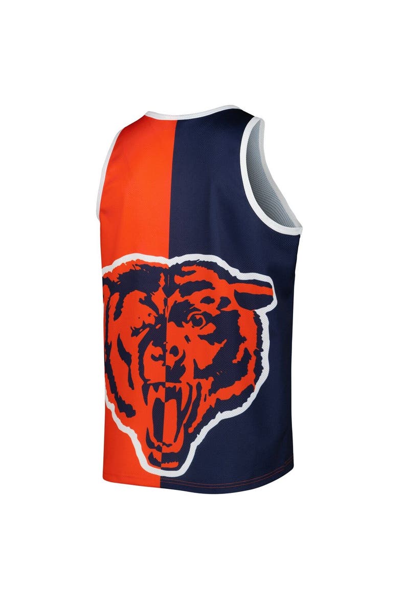 Men's Mitchell & Ness Walter Payton Navy/Orange Chicago Bears Retired Player Graphic Tank Top, Alternate, color, Navy