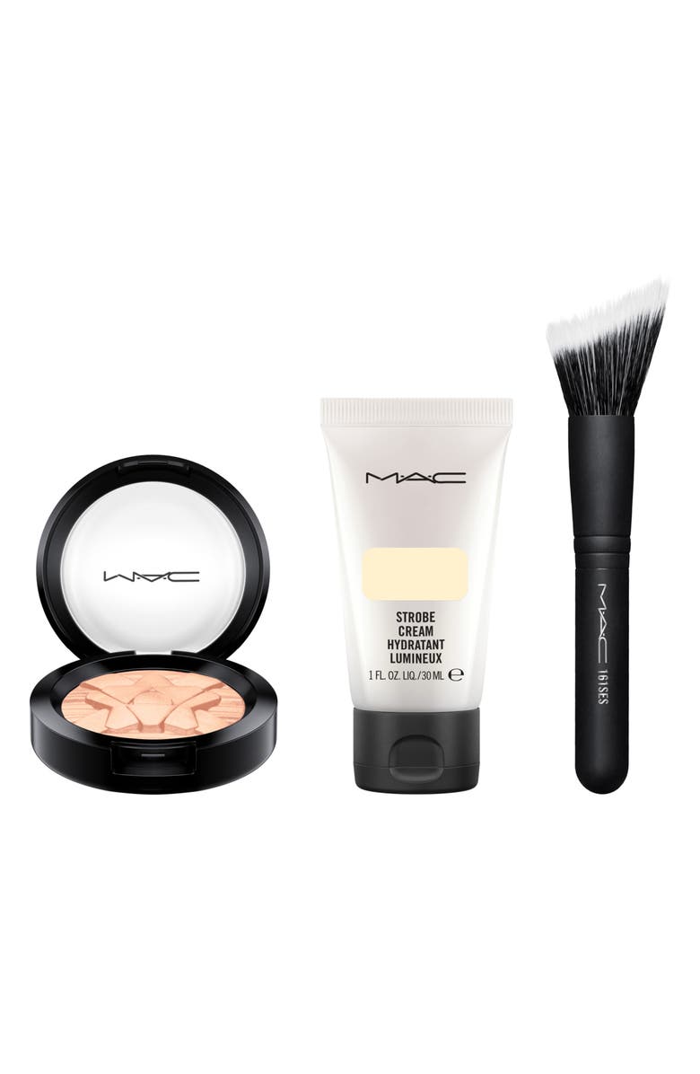 MAC Cosmetics MAC Shiny Pretty Things Glow Getter Gold Mini Face Kit, Alternate, color, 