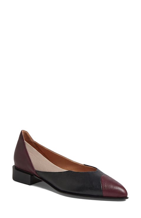 Emberta Pointed Toe Flat