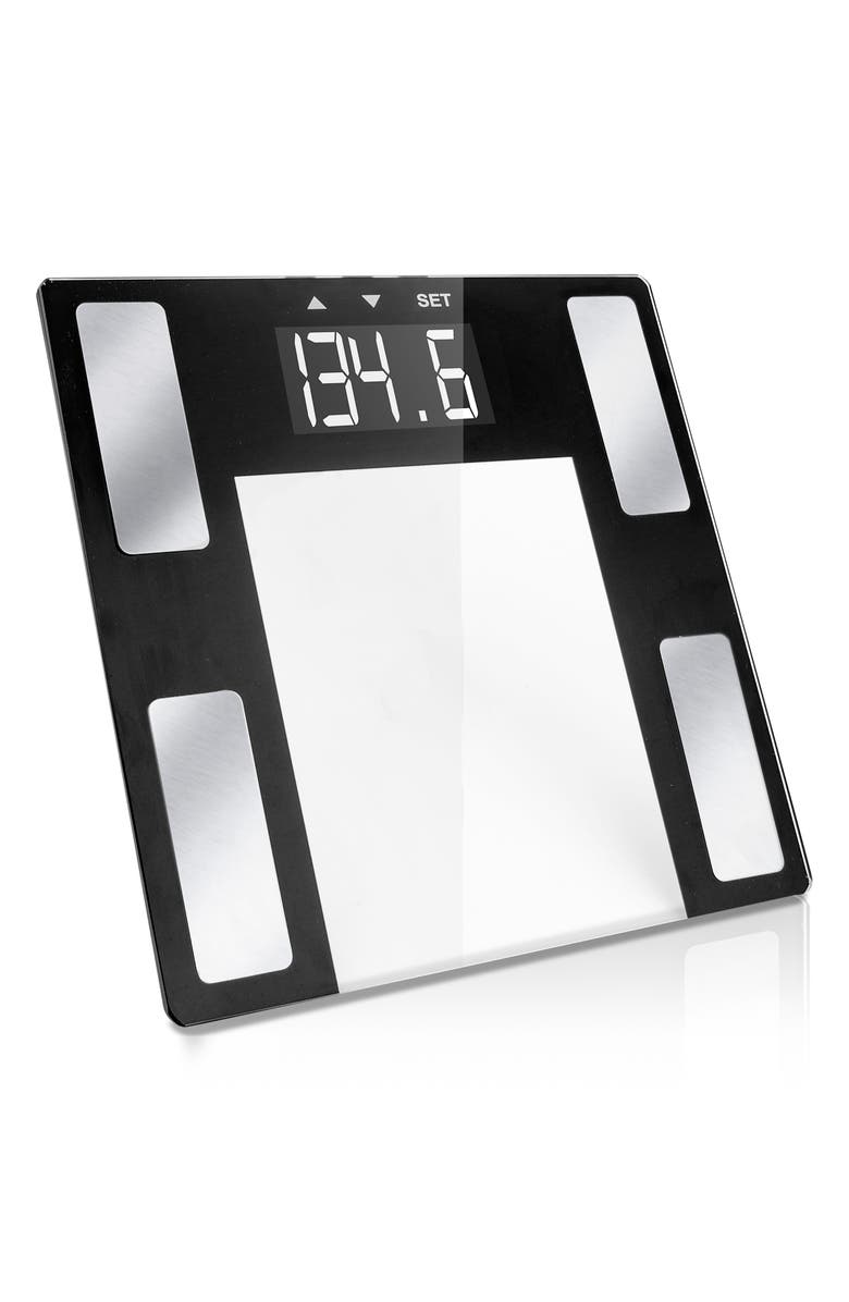 VIVITAR Analysis Digital Bathroom Scale, Main, color, Clear