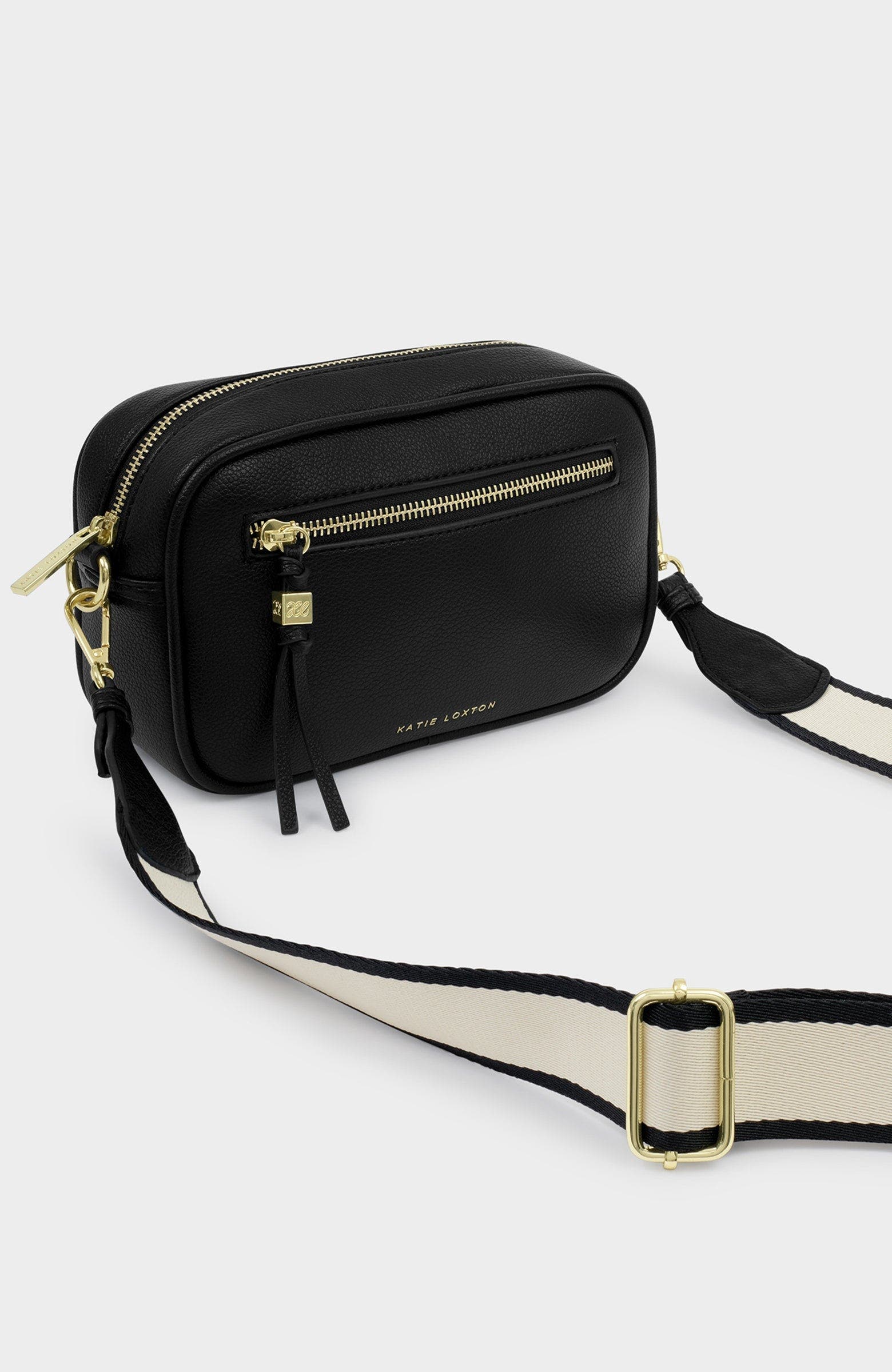 Katie Loxton Lottie Crossbody Bag, Alternate, color, Black