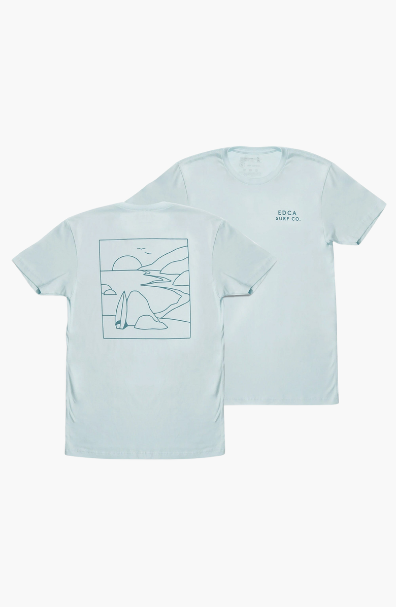 Everyday California Pfeiffer Tee Shirt, Alternate, color, Light Blue