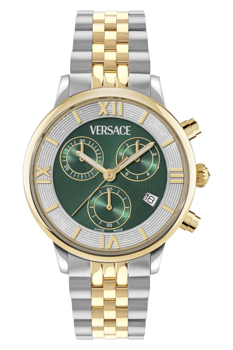 Classic Round Chrono Bracelet Watch, 38mm, Main, color, TTE