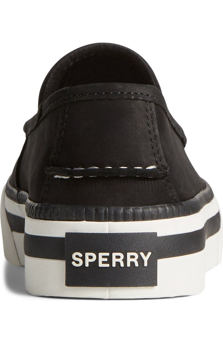 Sperry Sea Sailor Tassel Platform Loafer Sneaker, Alternate, color, Black