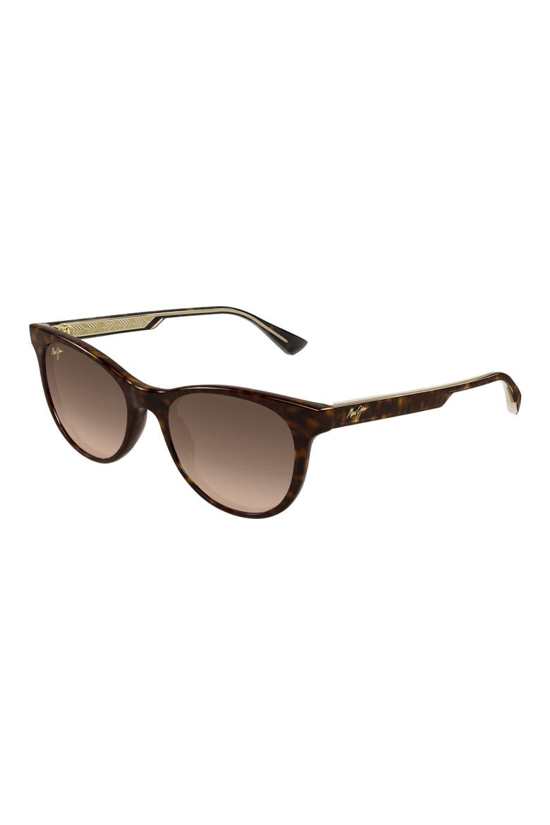 Lonomea 52mm Polarized Cat Eye Sunglasses, Alternate, color, TORTOISE