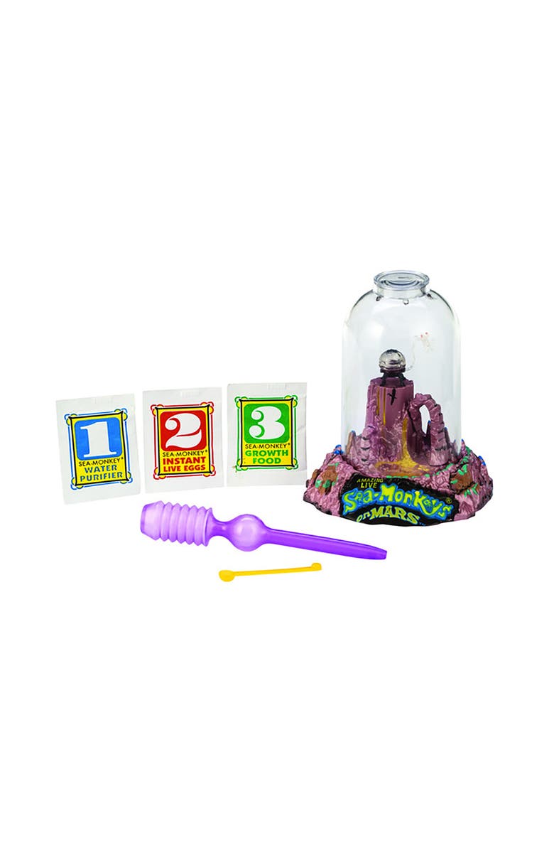 Schylling Original Seamonkeys On Mars Kit Everything You Need To Hatch Sea Monkeys!, Alternate, color, Multicolored