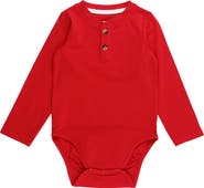 RuggedButts Cotton Henley Bodysuit