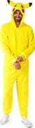 OppoSuits Pokémon™ Pikachu Hooded Long Sleeve Fleece Jumpsuit