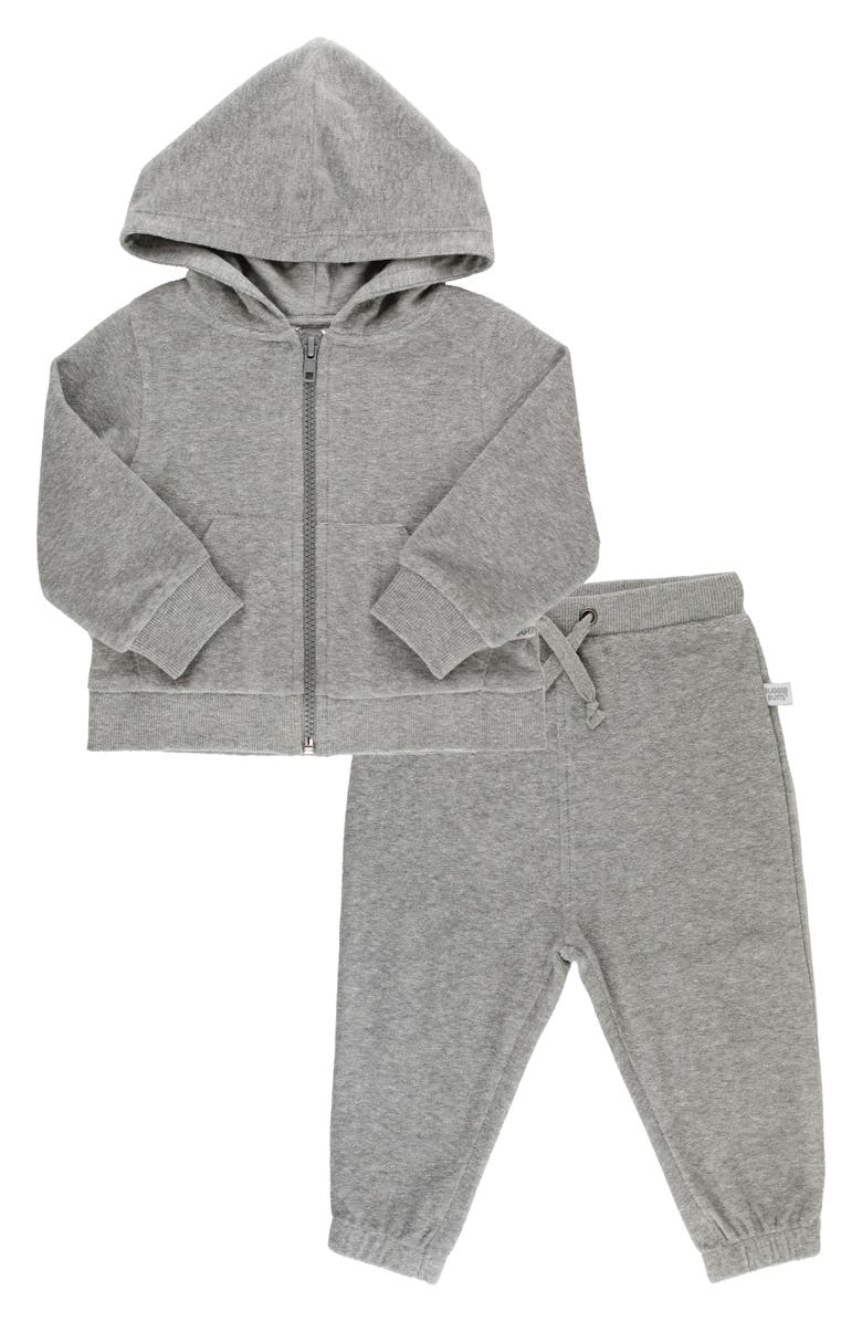 RuggedButts Mélange Hoodie & Joggers Set, Main, color, 