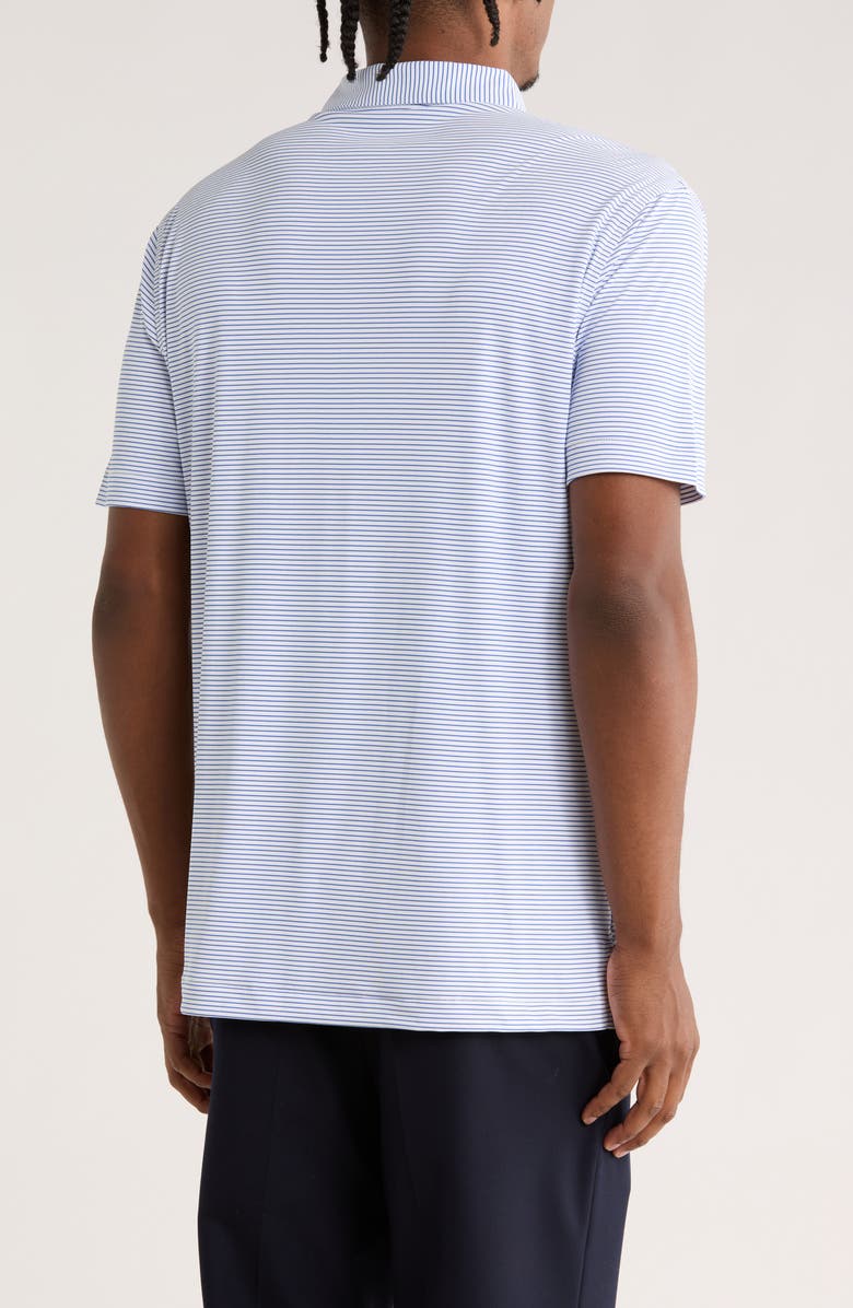 Peter Millar Featherweight Stripe Performance Polo, Alternate, color, White