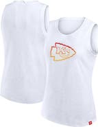 FANATICS Women's Fanatics White Kansas City Chiefs Slub Tank Top