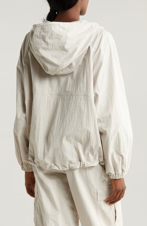 Zella Boundless Hooded Jacket In Grey Moonbeam