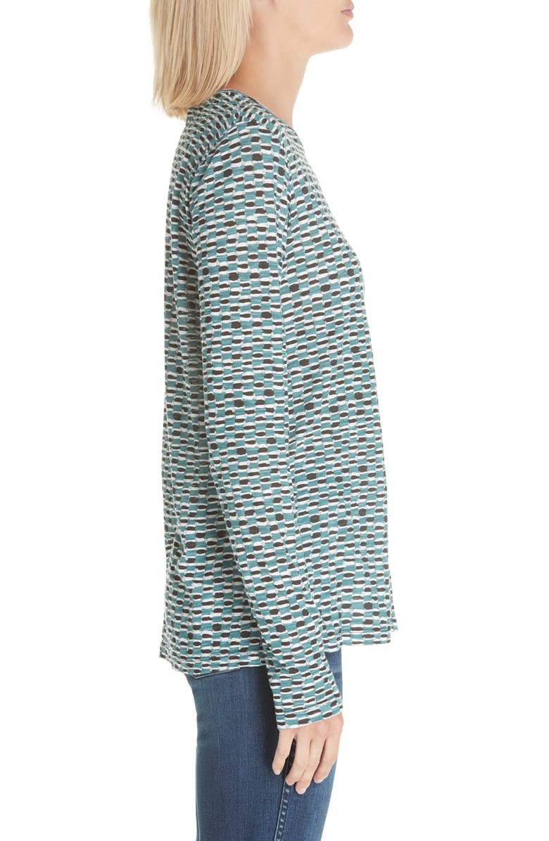 Proenza Schouler Tie Dye Print Tissue Jersey Tee, Alternate, color, 