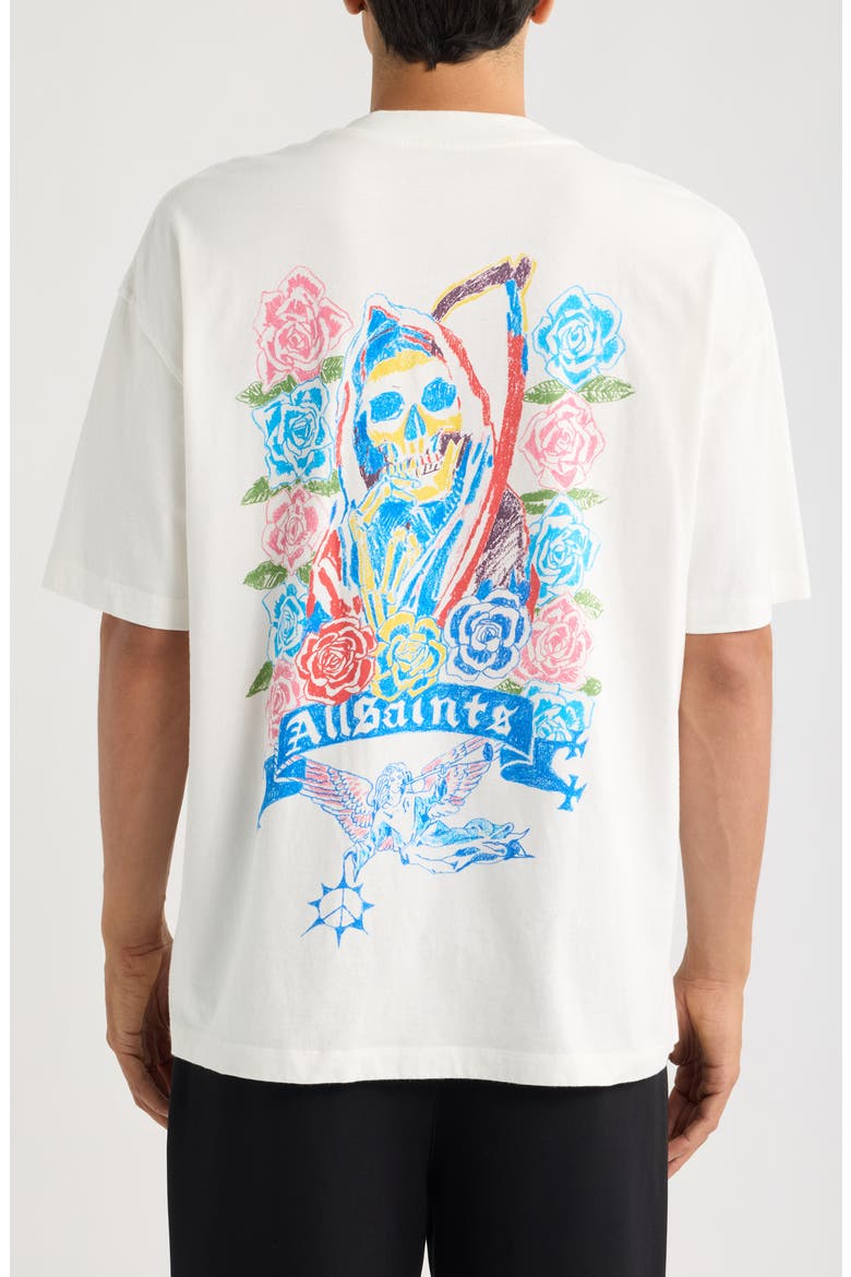Cray Short Sleeve Graphic Organic Cotton T-Shirt, Alternate, color, CHALK WHITE