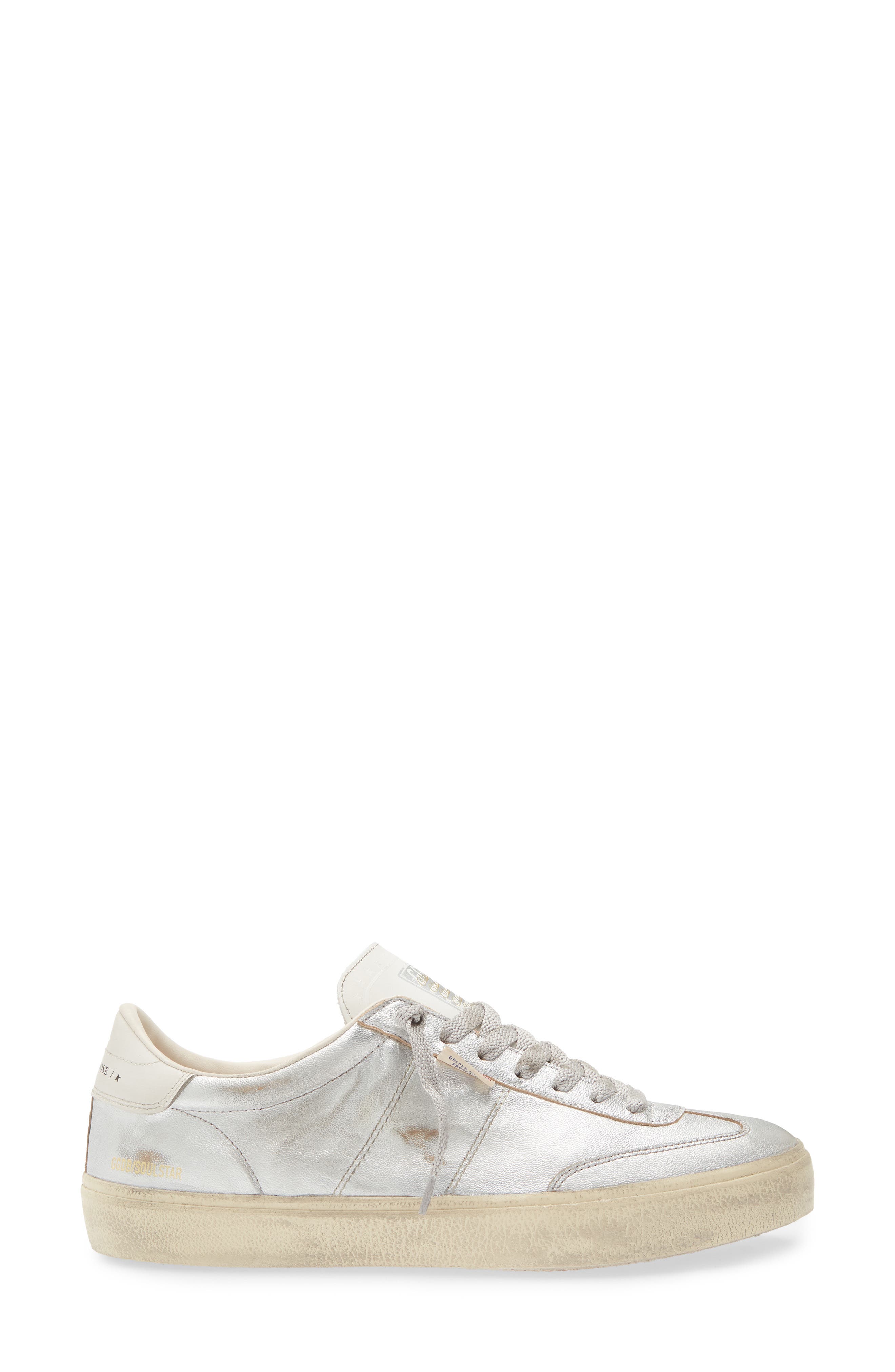 Golden Goose Soul Star Low Top Sneaker, Alternate, color, Silver/ White/ Milk