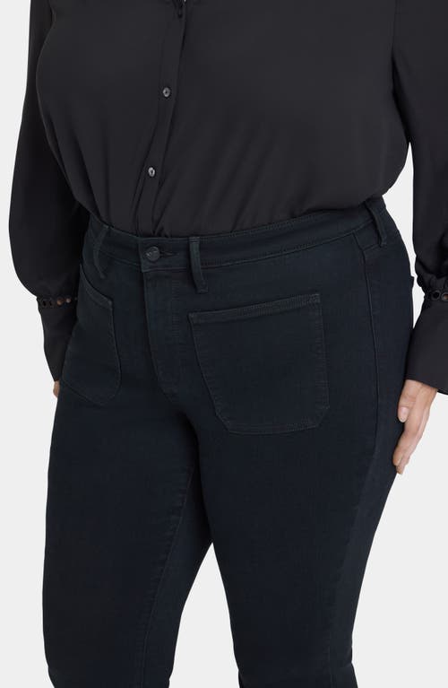 Nydj Ava Patch Pocket Flare Jeans In Blue