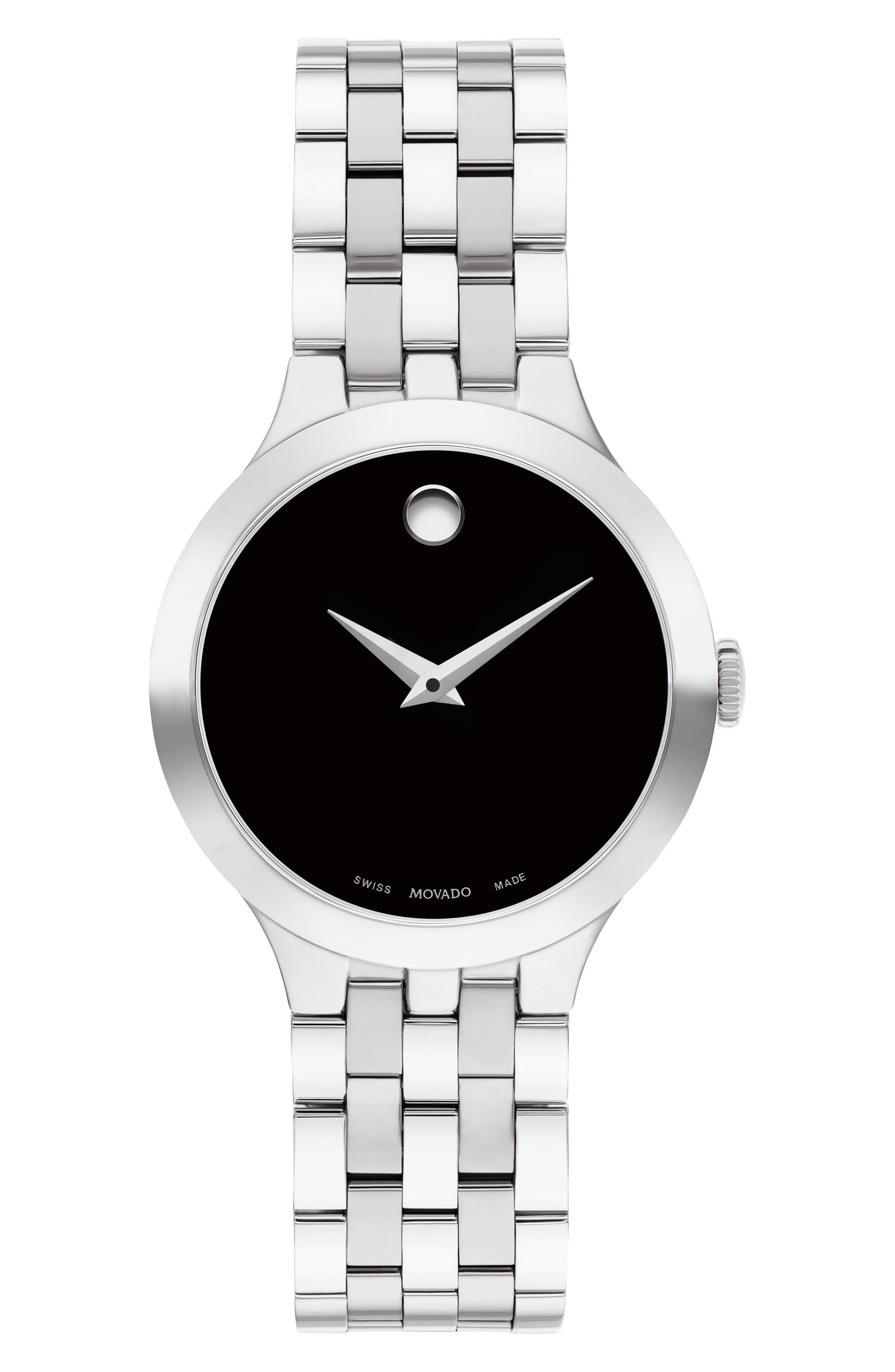 Movado Veturi Museum Dot Bracelet Watch, 28mm