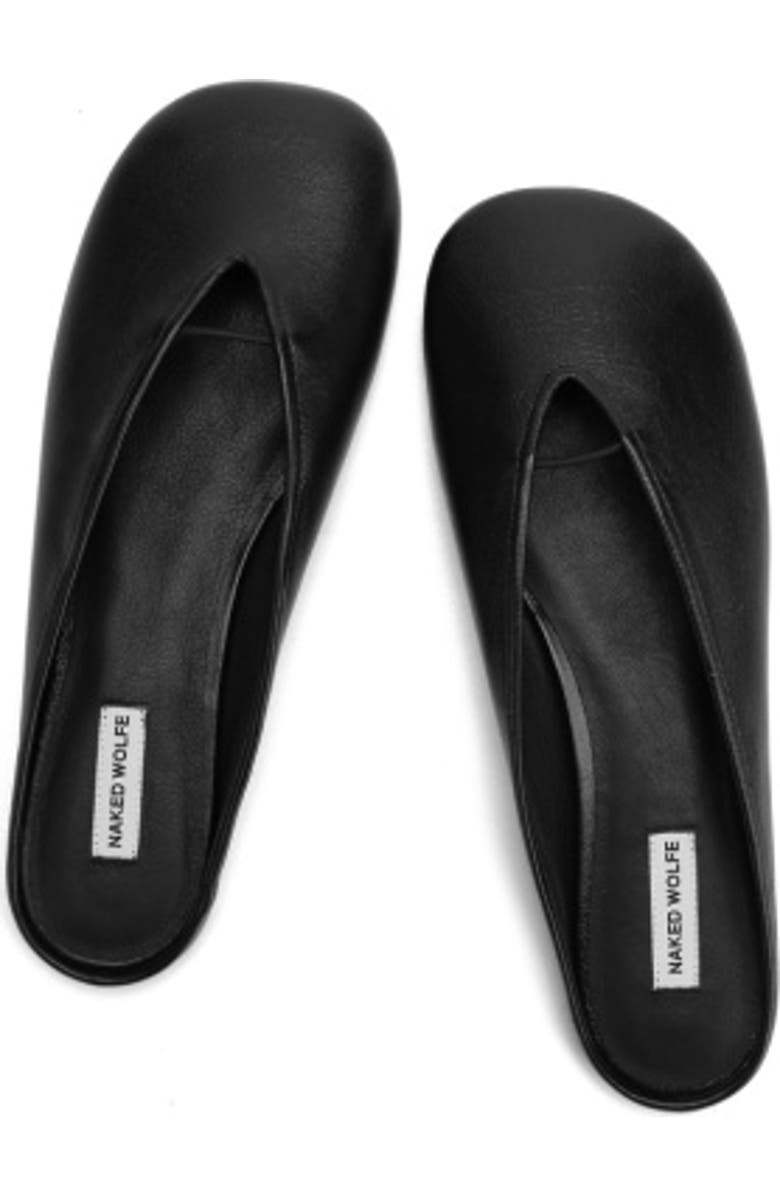 Naked Wolfe Pippa Flats, Alternate, color, Black