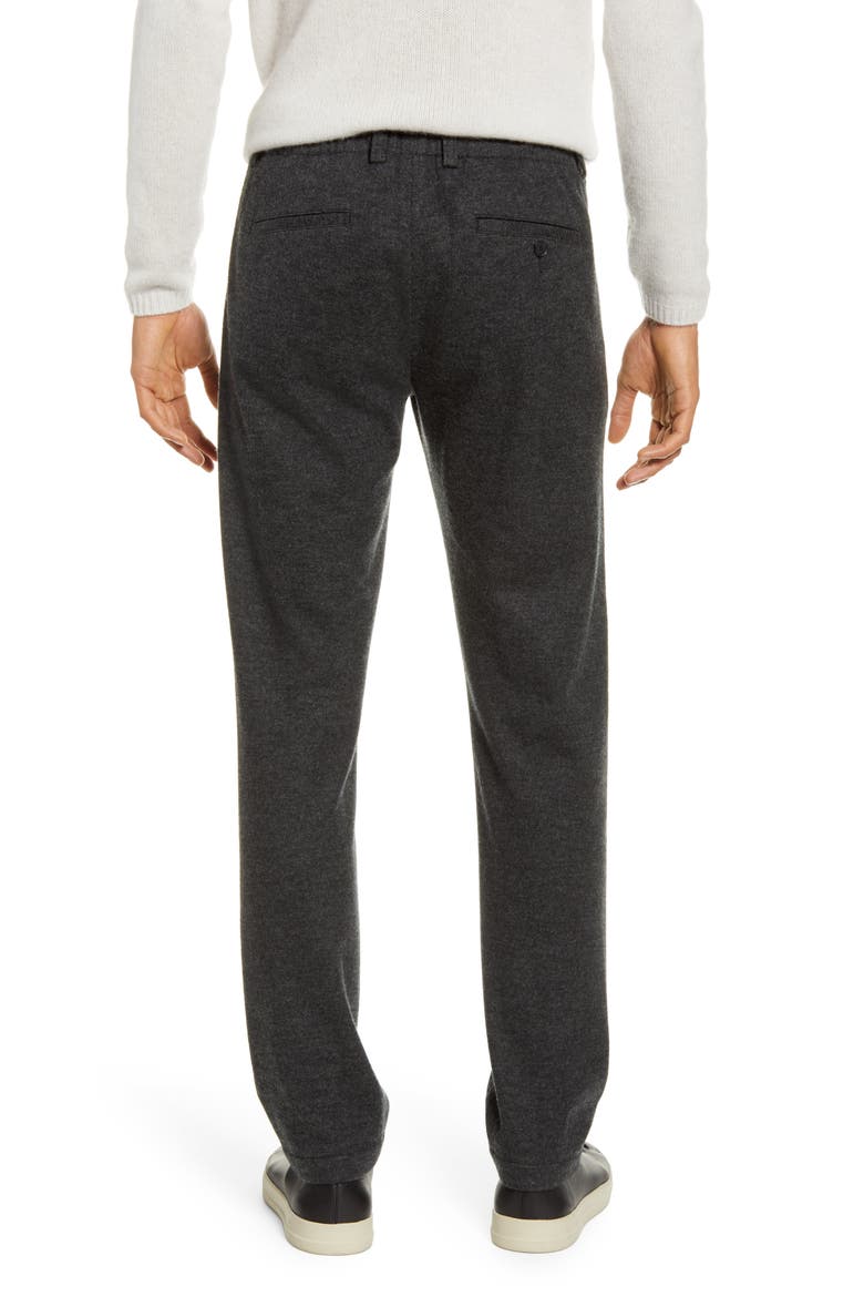 Slim Fit Wool Blend Knit Pants, Alternate, color, HEATHERED CHARCOAL