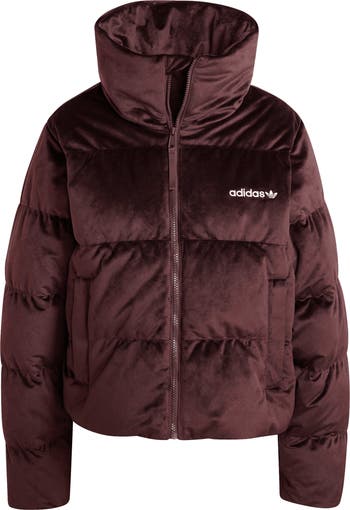 【ADIDAS ORIGINALS】★VELVET DOWN JACKET★正規品★ Adidas Original Regen Velvet Down Puffer Jacket