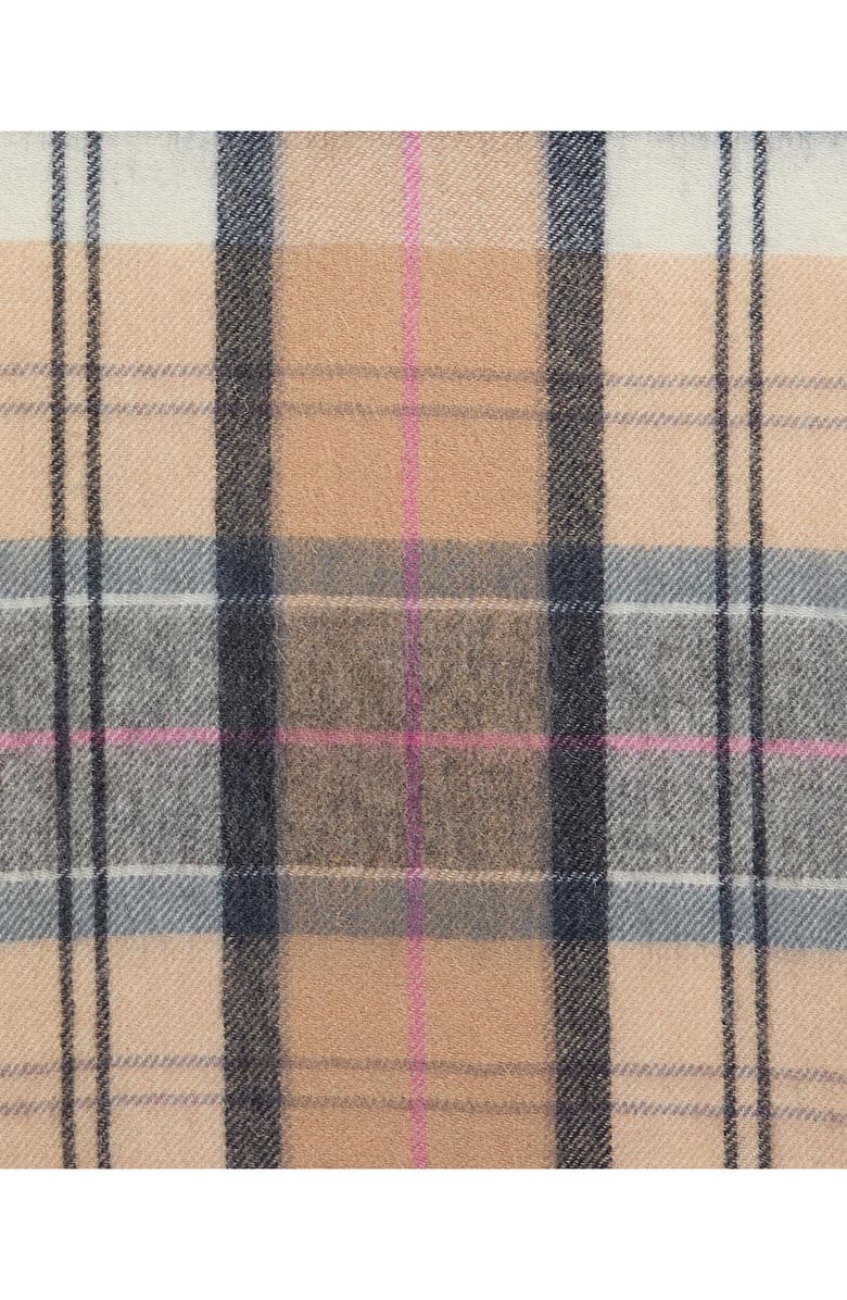 Barbour Serena Tartan Lambswool Scarf, Alternate, color, Dress/Hessian