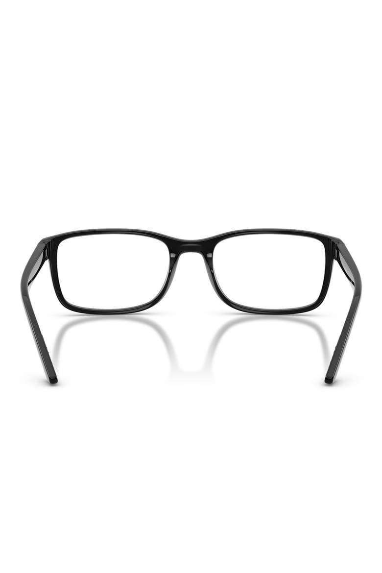 55mm Pillow Optical Glasses, Alternate, color, BLACK
