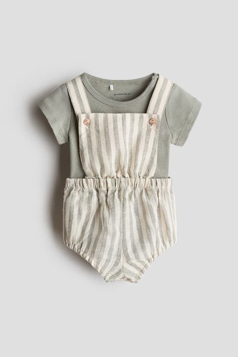 2-piece Linen And Cotton Set