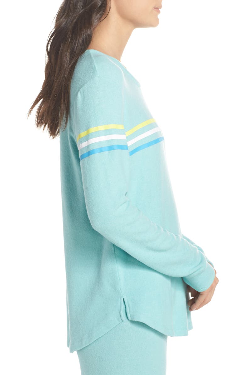 Make + Model Too Cool Crewneck, Alternate, color, Teal Sky