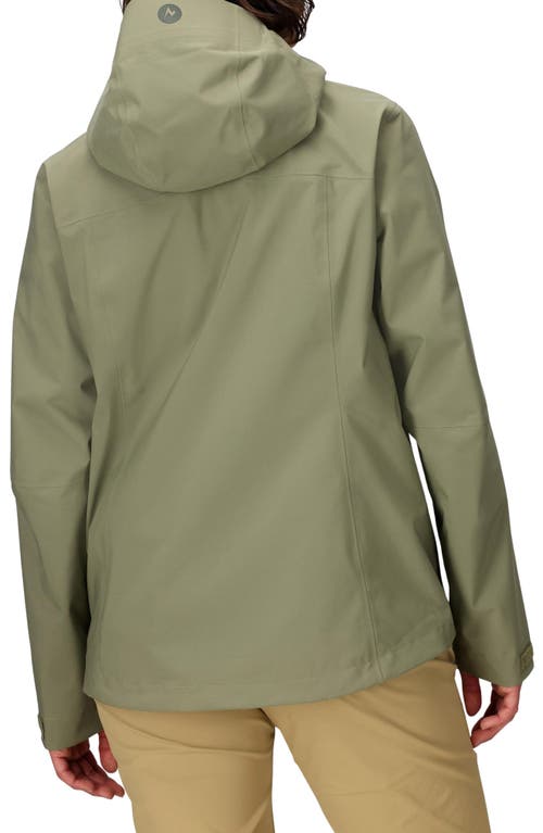 Marmot Precip® Eco Pro Waterproof Hooded Jacket In Green