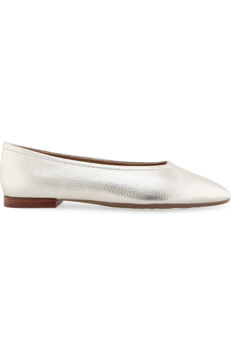 Aerosoles Amelie Ballet Flat, Alternate, color, Soft Gold Leather