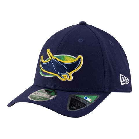 Men's New Era  Navy Tampa Bay Rays Alternate Player Replica 39THIRTY M-Crown Flex Hat