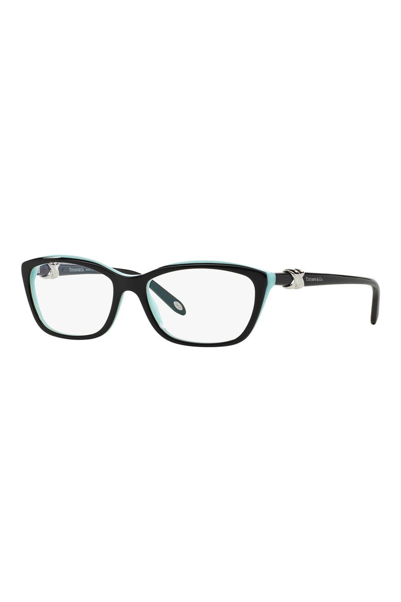 54mm Cat Eye Optical Glasses, Alternate, color, TOP BLACK/ BLUE