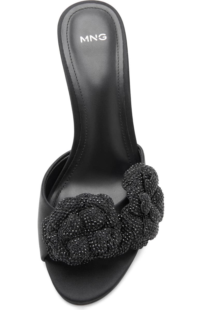 MANGO Flora Petals Slide Sandal, Alternate, color,