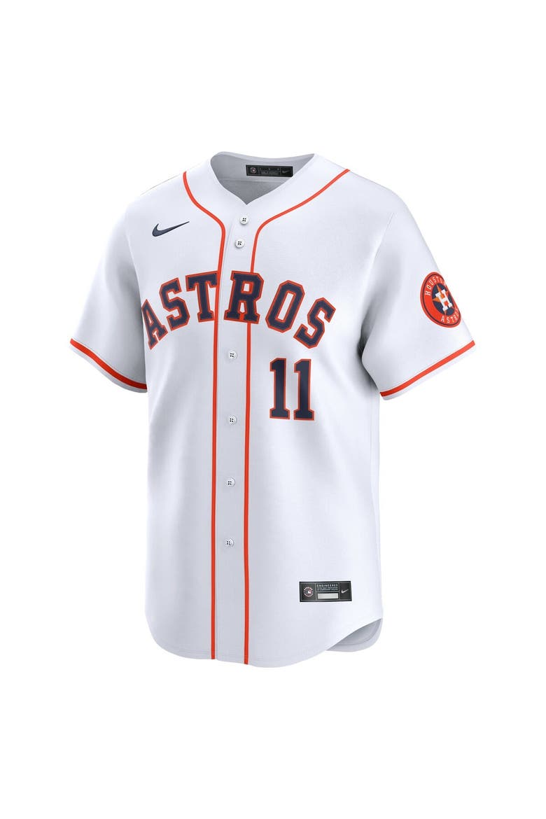 Men's Nike Cam Smith #11 White Houston Astros Home Limited Player Jersey, Alternate, color, White