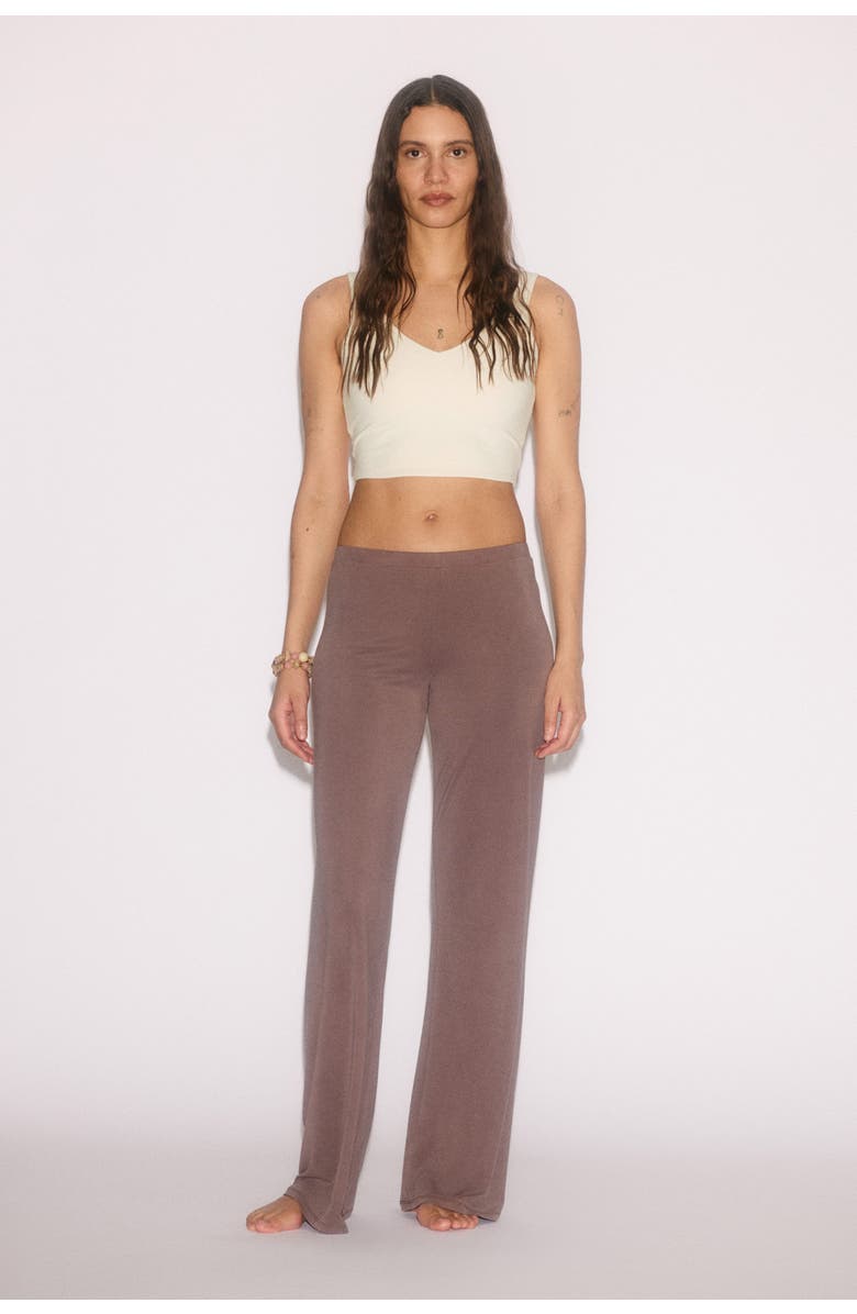 H&M Twist-detail Vest Top With Softmove, Alternate, color, Ivory