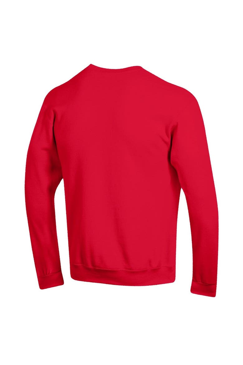 Men's Champion Scarlet Ohio State Buckeyes Arch Pill Sweatshirt, Alternate, color, Scarlet