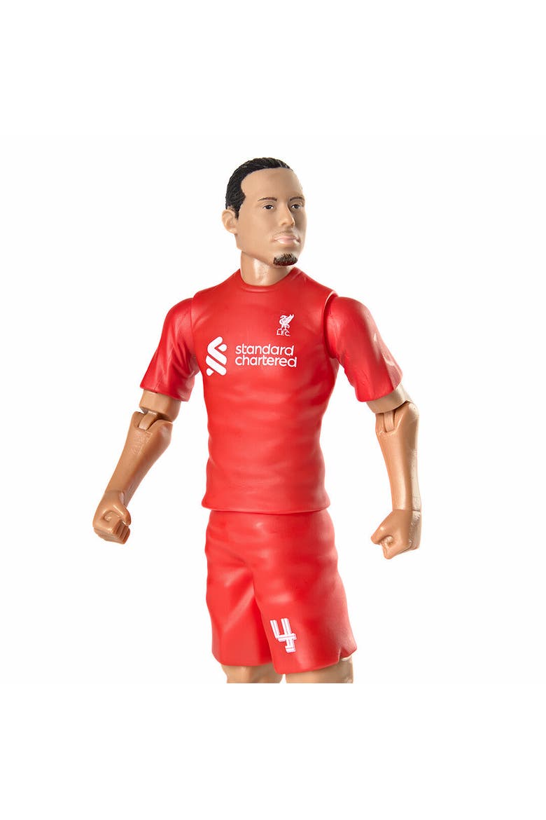 SOCKERS Liverpool F.C. Virgil Van Dijk 8" Collectible Soccer Action Figure, Alternate, color, Red