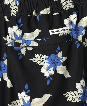 Midnight Garden Swim Trunks