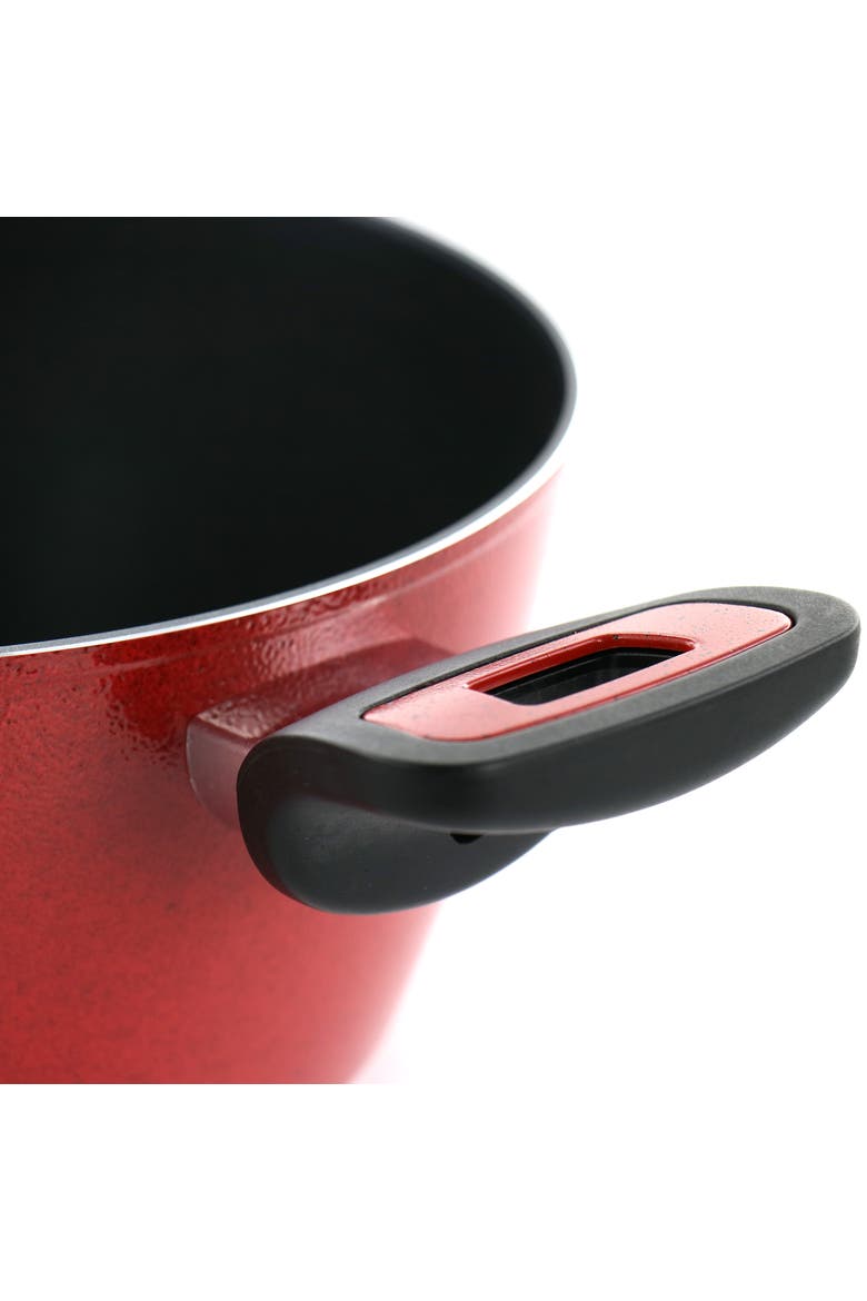 Claybon 4.3 Quart Dutch Oven With Lid, Alternate, color, Red
