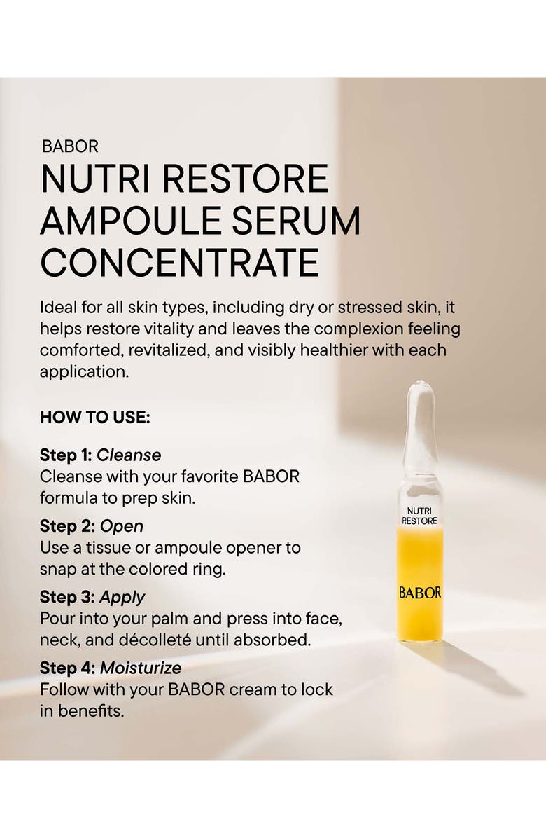 BABOR Nutri Restore Ampoule, Alternate, color,