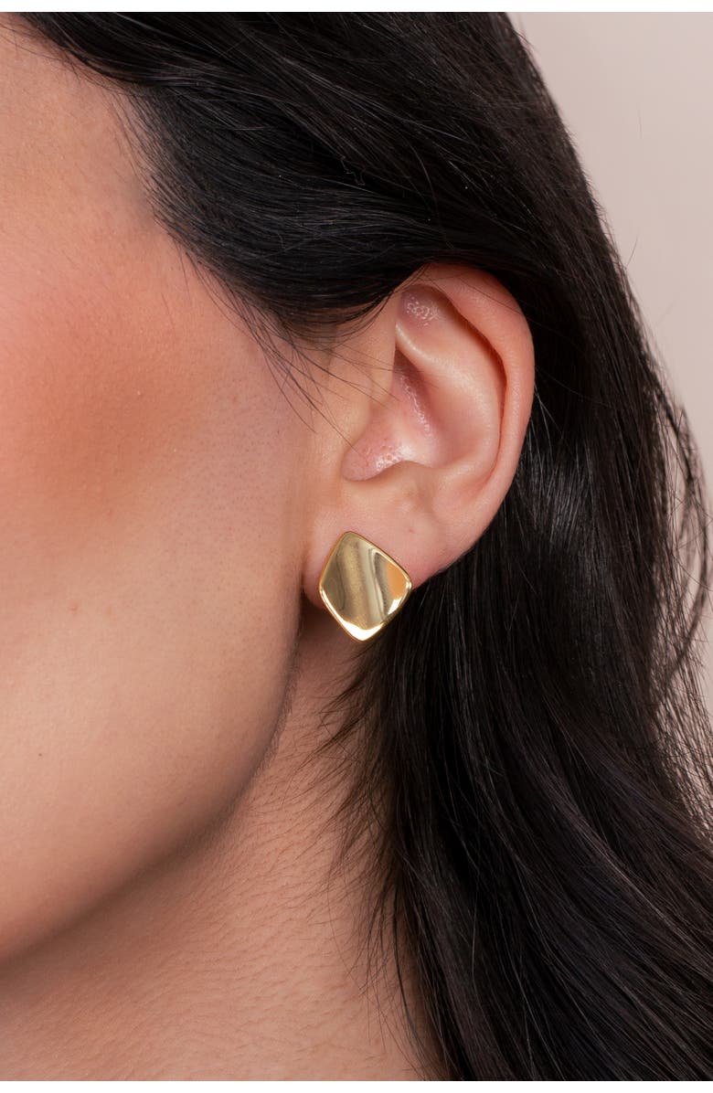 Zynnia Collective Vesta Studs, Alternate, color, Gold