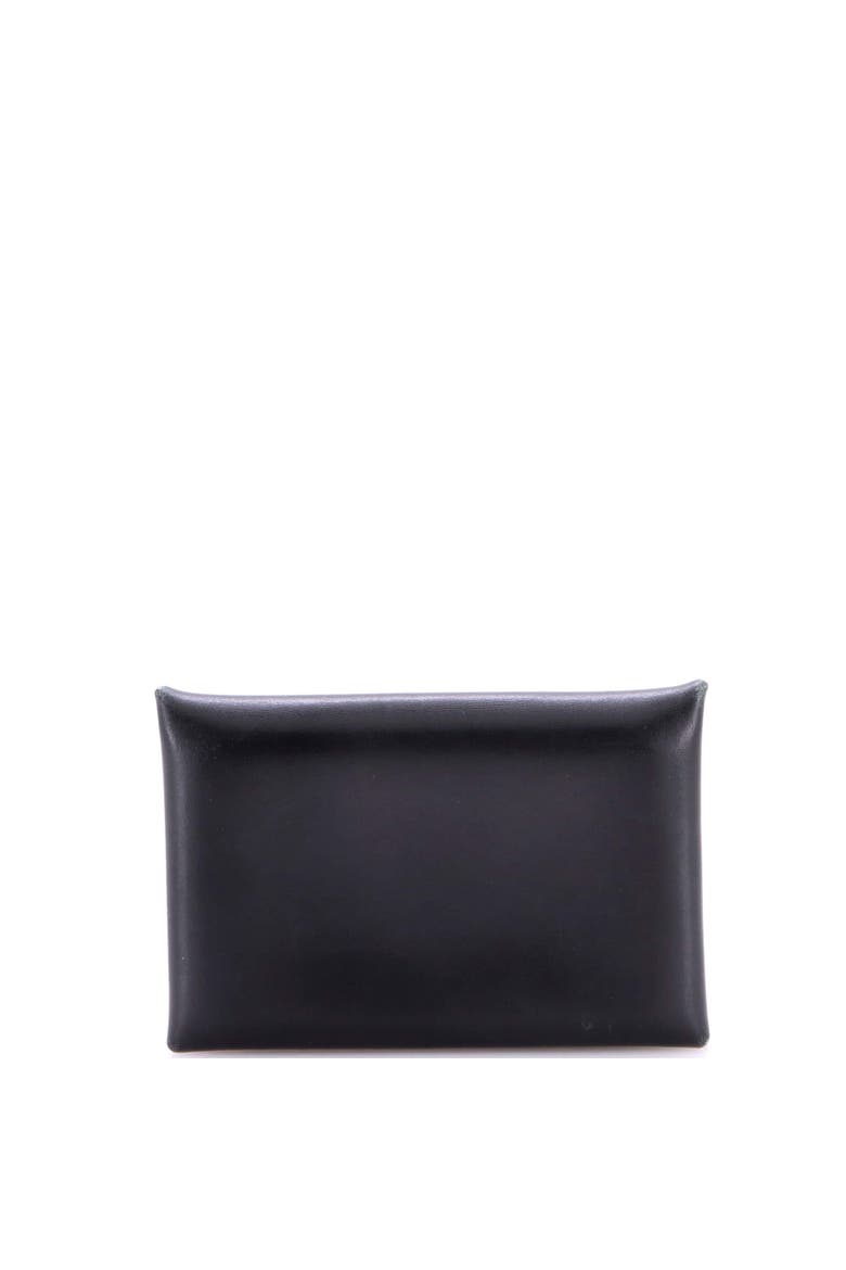 Calvi Duo Card Holder Box Calf, Main, color, Noir
