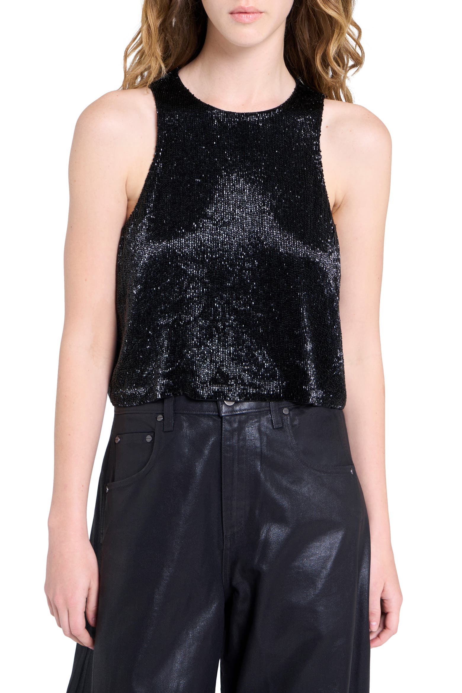 TWP Bugle Bead Crop Tank (Women) | Nordstromrack