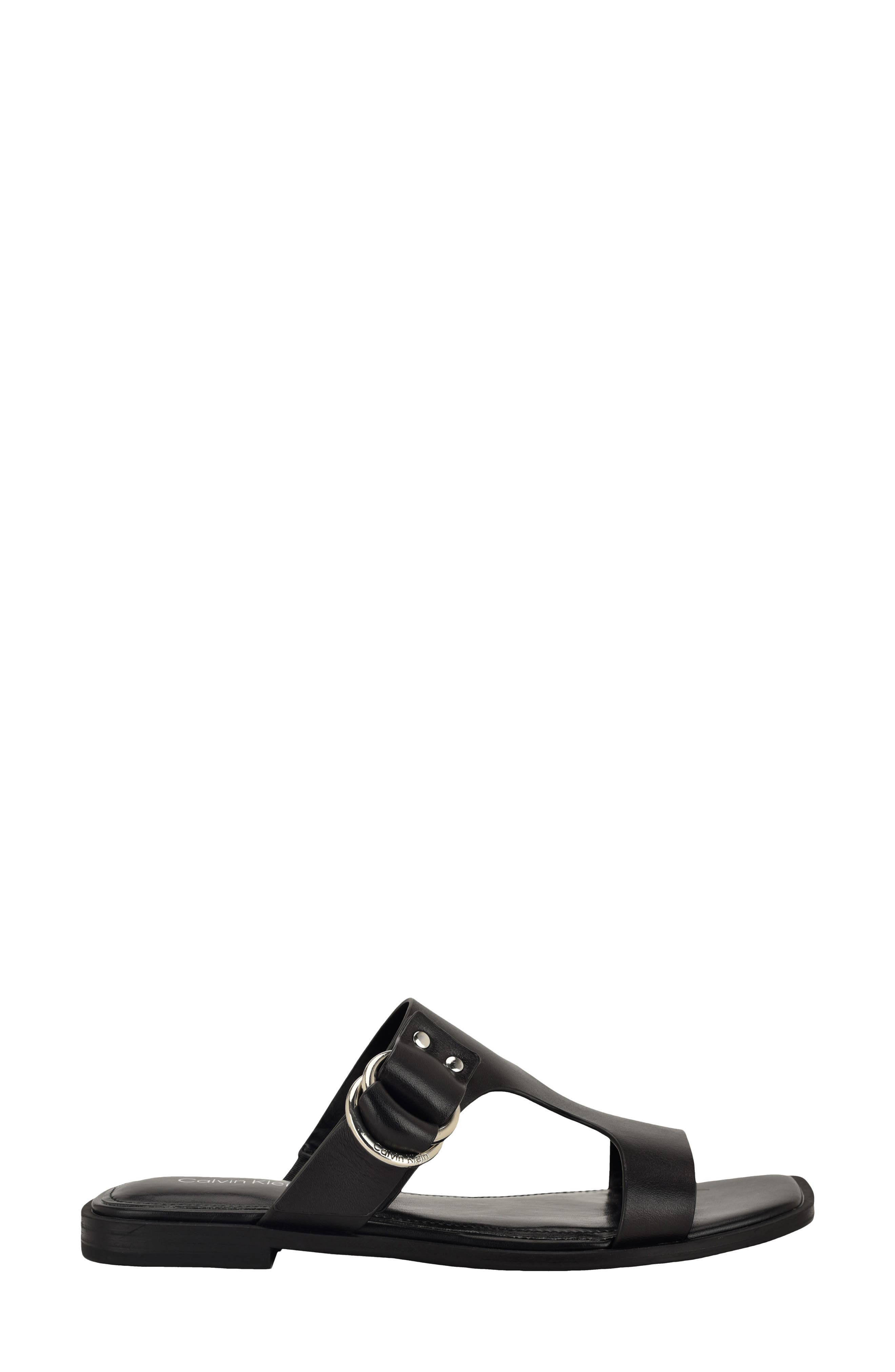 Calvin Klein Meritt Slide Sandal, Alternate, color, Black 001