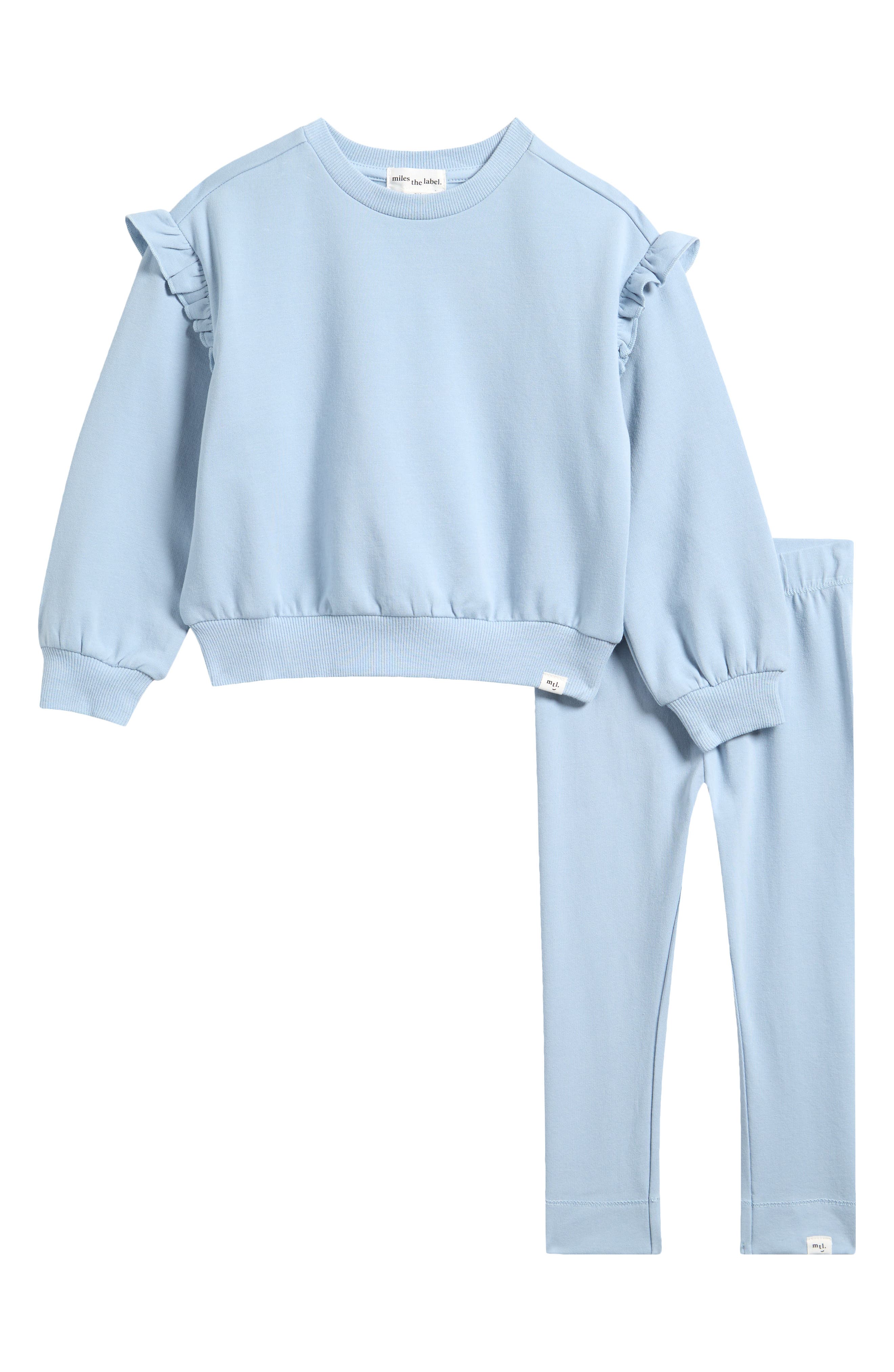 Kids' Ruffled Sweatshirt & Leggings Set