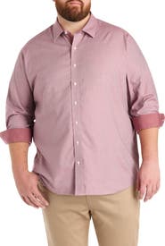 Synrgy by DXL Big & Tall Diamond Print Sport Shirt V2