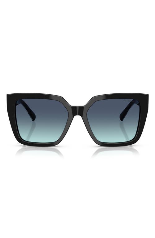 Tiffany & Co . 55mm Gradient Square Sunglasses In Multi