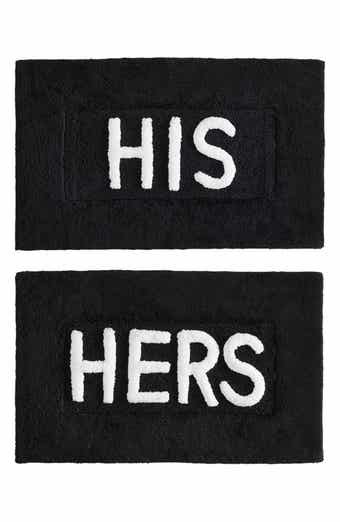 Jean Pierre New York His & Hers 2-Piece Bath Mat Set