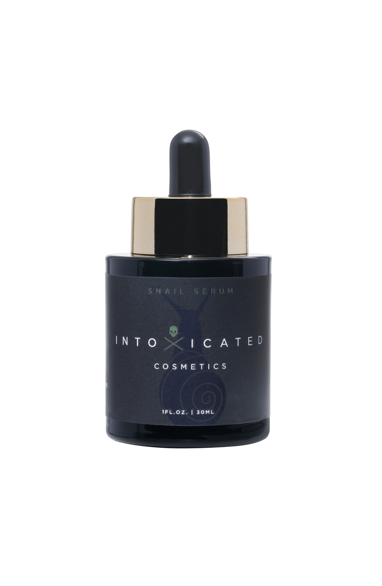 Intoxicated Cosmetics Snail Serum + Intoxicated Cosmetics Hat Bundle | 1 fl oz/ 30 ml | Anti-Aging Formula with Vegan Snake Peptides | Hydrating Hyaluronic Acid | Niacinamide for Radiant Skin Repair, Alternate, color, NO COLOR