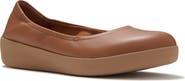 FitFlop Flowform Leather Ballerina Flat